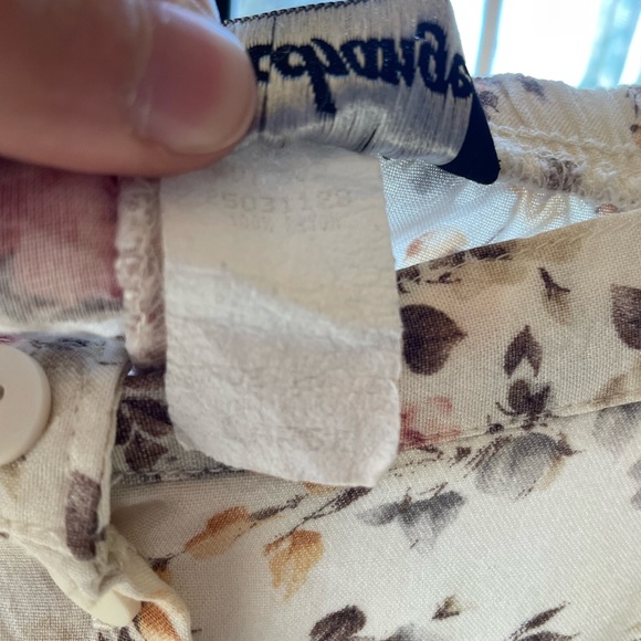 Vintage rose floral midi skirt - Picture 4 of 6